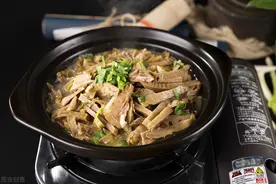 泡发笋干很简单，教你两招，竹笋泡发又快又好，又鲜又软不夹生图片