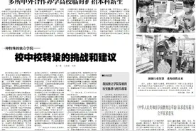 一种特殊的独立学院——校中校转设的挑战和建议图片