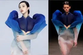 范冰冰拿下荷兰高定品牌合作，中空设计巧秀腹肌，LV少奶也合作图片