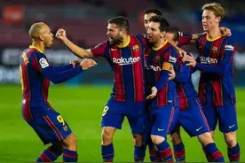 87分钟绝杀！3-2！巴萨豪取6连胜，梅西破门，重返西甲第2图片