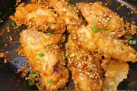 鸡翅最好吃的做法，焦黄酥脆，健康又美味，比肯德基的好吃图片