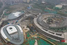泰山文旅健身中心亮丽外形初步呈现图片
