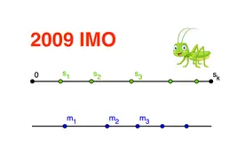 韦东奕封神之题——2009 IMO 蚱蜢跳跃题详解，看完解析你也能做图片