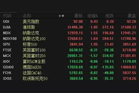 惊魂一夜！美股神奇大逆转，道指后半场狂拉800点！美联储布拉德：美国GDP增速将达6.5%图片