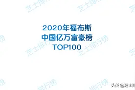 2020年福布斯中国亿万富豪榜TOP100图片