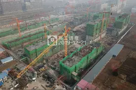 沧州最贵楼盘天成玉玺台最新施工进度航拍20191221图片