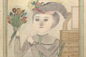 五花八门：一位精神病患者的铅笔画图片