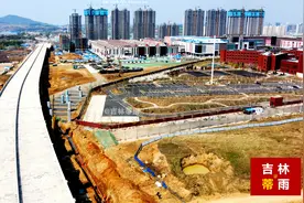 吉林市西部快速路复工图片