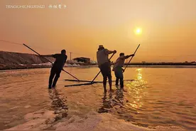 莺歌海盐场，沧海变盐田的美妙诗篇图片
