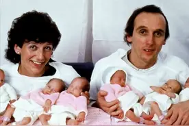 近40年之前，世界上第一次成功分娩的6胞胎女婴，如今她们还好吗图片