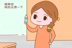 给奶瓶消毒，为什么不建议用热水烫一下？影响宝宝的身体健康图片