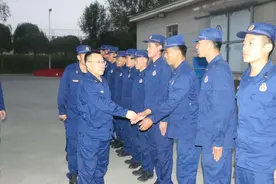 吉林省森林消防总队党委首长深入训练大队与指战员共度佳节图片