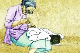 民间故事：瞎眼老娘图片