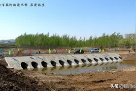 锦州小凌河改道，小凌河漫水桥工程已近尾声图片
