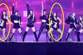 好像是不只翻跳前辈舞蹈，就连跳自己歌曲的实力都很严重的女爱豆图片