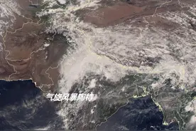 多根台风线相聚新德里，印度又要倒霉了？分析：我国也有间接影响图片
