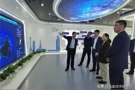 石家庄市商务局局长王晓辉到中国（石家庄）跨境 电子商务综合公共服务平台调研指导工作图片