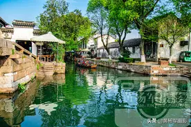 江苏有个诗情画意的江南古镇，位于苏州，有“东方小威尼斯”之称图片