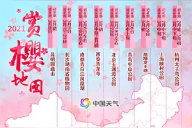 春来早！2021全国赏樱地图出炉 樱花全面提前绽放啦图片