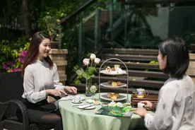 趁阳光正好，微风不燥，在杭州JW万豪酒店享用双人龙井下午茶图片