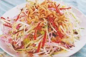 居家美食推荐：特色大拌菜、捞拌七星海蜇皮、捞拌三丝、捞拌蚬子图片