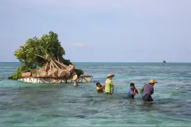 一场惨烈的海战，我国收回四十个岛礁，现在成为我国最大的地级市图片