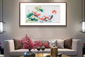 卧室床头挂什么画好 吉祥花鸟画更受欢迎图片