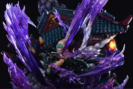 索隆手办有多贵？一个特效地台就卖一万，家里有矿才买得起图片