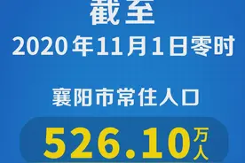 襄阳，常住人口526.10万人！男女比例你猜到了吗图片
