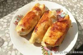 鸡腿的100种做法十四：芝士鸡腿卷，在家自己做也可以这么好吃图片