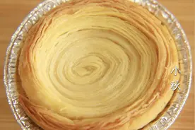 蛋挞皮你还在网上买吗？教你做法和比例，层次分明，咬一口直掉渣图片