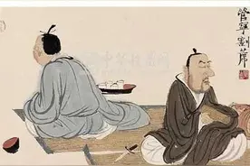 “割袍断义”情谊绝，名士风骨千古传图片