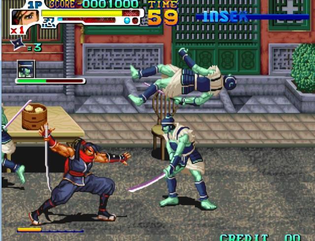 街机游戏玩家津津乐道的忍者们，超高人气造就了多少游戏大IP