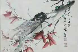 当代画蝉第一人是谁？当代画家柳平图片