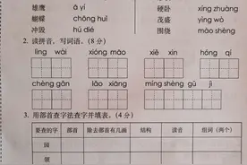 二年级语文上册期中测试题，老师：常考的题型都在这，赶紧做一下图片