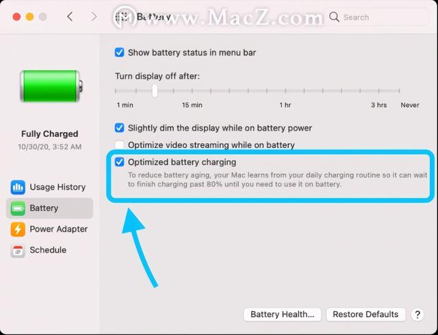 M1 Mac禁用电池运行状况管理，优化电池和充电方法有哪些？