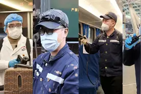回家路上，铁路消毒人员在守护你！图片