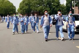 疫情下，扬州市中考今天拉开序幕图片