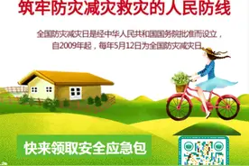 全国防灾减灾日 快来领取安全应急包图片