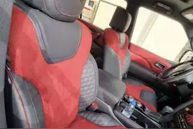 新车｜红黑双色搭配，日产新款途乐Nismo版内饰实拍图曝光图片