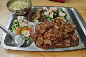 看看机关单位的工作餐吧图片
