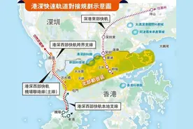 深港东部快轨首次曝光！大亚湾至香港将仅需20分钟图片