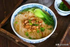 10分钟早餐面，肉末和面条这样做，吃完面，连汤都不舍得剩下图片