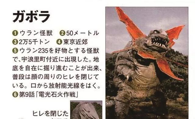 初代奥特曼怪兽图鉴