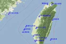 台湾地区机场分布高清地图图片