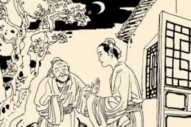 民间故事：男子好心资助穷汉，管家却说：十年后，你会死在他刀下图片