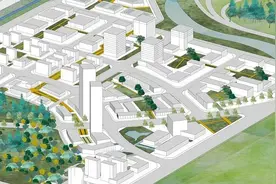 SketchUp杀疯了！10分钟搞定城市景观图纸图片