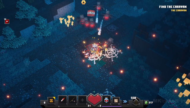 switch游戏测评：《我的世界：地下城》，高清像素风爱了吗