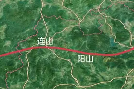粤北高速公路，广东韶关市途经清远阳山和连州再进入广西的贺州市图片