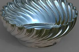 用SolidWorks画一个看着眼晕的花碗图片